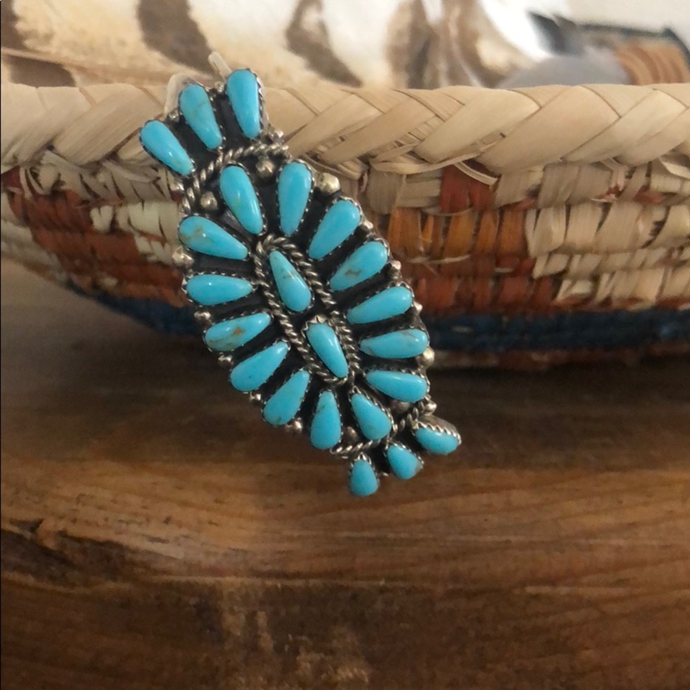 Turquoise Cluster Bracelet